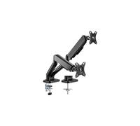 Techly ICA-LCD 462B Support de double moniteur 17-32" LCD 9kg rotatif à gaz