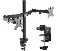 Maclean Support de bureau pour 2 moniteurs LCD MC-884 17-32" 2x8kg VESA 75x75/100x100 Noir G