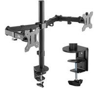 Maclean Support de bureau pour 2 moniteurs LCD MC-884 17-32" 2x8kg VESA 75x75/100x100 Noir G