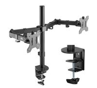 Maclean Support de bureau pour 2 moniteurs LCD MC-884 17-32" 2x8kg VESA 75x75/100x100 Noir G