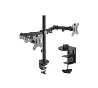 Maclean Support de bureau pour 2 moniteurs LCD MC-884 17-32" 2x8kg VESA 75x75/100x100 Noir G