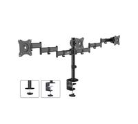 Support de bureau pour 3 moniteurs LCD double bras 13-27 MC-691
