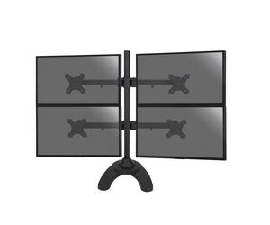 Support de bureau pour 4 écrans moniteurs PC 13"-24"