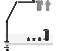 Support de Bureau pour Appareil Photo Reflex numérique, Bras articulé Flexible avec vis de 6,35 mm, 1,5 cm, Pince en C pour baladodiffusion/Ring Light/Blue Yeti Nano/Webcam