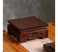 Support De Bureau pour Autel Personnel,Table D'autel avec Rangement,Niche De Prière Bouddhiste en Bambou pour Encens,Modèle Démontable,pour Temples Et Maisons(Rose Color,25x25x11cm)