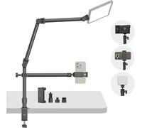 Support De Bureau Pour Caméra Avec Bras Flexible Amovible Avec Tête Sphérique À 360°, Pince De Table En C Pour Photographie, Vidéographie, Flux En Direct - 4456[Gopro853]