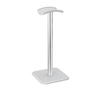 Support de bureau pour casque de bureau, élégant support de table pour casque avec barre de support, affichage de matériel audio pour bureau, salle d'étude, salon, chambre à coucher, 10 x 10 x 24,5 cm