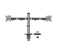 Support de bureau pour écran ACT, 2 écrans jusqu'à 32", gris AC8336