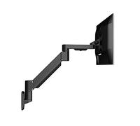 Support de bureau pour écran, support pour un seul écran, bras pliable pour écran mural de 22" à 30", réglable, supporte jusqu'à 17,6 Lbs.-Noir