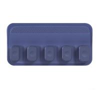 Support de bureau pour gestion de câbles avec base magnétique et 5 clips, compatible avec différents types de câbles, fournit une sécurité et réutilisable pour l'organisation des câbles