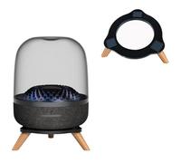 Support de bureau pour Harman Kardon Aura Studio 4 et Studio 3, support de protection audio support audio support en bois acrylique pour Aura Studio 4/3, SoundSticks 4