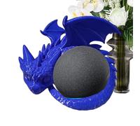Support de bureau pour haut-parleurs connectés | Dragon Design Desk Audio Base | Figurine d'animaux Dock Smart Speaker | Chambre à coucher, travail, table de chevet, intérieur du véhicule, automobile