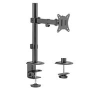 Support de bureau pour moniteur LCD bras simple VESA 75x75 100x100 Maclean.