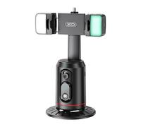 Support de bureau pour smartphone XO SS16LED - Suivi et reconnaissance faciale - Motorisé à 360°