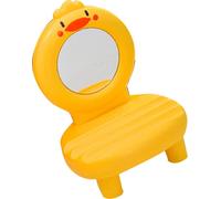 Support de bureau pour téléphone portable Animal mignon en forme de dessin animé Support de bureau pour tablette à angle réglable pour la maison, le bureau et le voyage Jaune