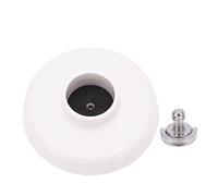 Support de Bureau pour Téléphone Portable, Base Fixe Stabilisateur OM5, Plastique Léger 98g - Montage Stable, Patin Antidérapant, Compatible Table Étroit (Blanche)