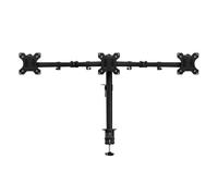 Support de bureau pour trois moniteurs - ACT - Triple - Jusqu'à 27"" - 10 kg/écran - Inclinable/rotatif