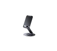Support De Bureau Premium Metal Et Aluminium Pour Tablettes Et Smartphones (4.7' A 12') - Pliable Et Rotatif 360 - Noir - Usams