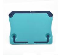 Support de bureau réglable pour papier de musique, léger et pliable pour un rangement facile (bleu)