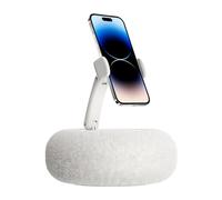 Support de bureau réglable - Support d'oreiller pour tablette avec bol à collation, coussin doux en peluche, bras rotatif à 360° | Compatible avec Ki?dle, téléphone, ordinateur portable, tablette