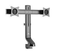 Support de table double écran Support de table d'ordinateur 360° Full Motion 14kg 17-27" Homeoffice