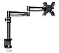 TECHly - Kit de montage (bras articulé, fixation par pince pour bureau, bras d'affichage) - pour Écran LCD - noir - Taille d'écran : 13"-19" Noir G