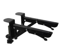 Support de bureau sans chocs : extension clavier pliable, clip de repos manuel réglable | Structure ergonomique Montage du bras La pince en C, coin zone étude, configuration bureau