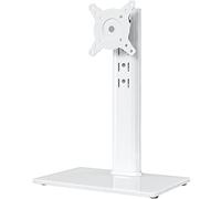 Support de Bureau sur Pied à écran Unique LCD pour écran de 13 Pouce à 32 Pouce avec émerillon, Hauteur réglable, Rotation, supporte Un écran jusqu'à 35kgs
