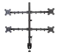 Support de bureau Techly ICA-LCD 382-Q pour 4 moniteurs 13-27” LCD 10kg rotatif