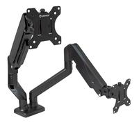 Unykach UK1479 Support de table avec bras articulé pour 2 moniteurs 13 -32 - Pivotant, Ressort à