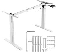 Support de bureau VEVOR, hauteur réglable de 70 à 117 cm et longueur de 95 à 158 cm, support électrique pour tables d'ordinateur, base ergonomique de poste de travail DIY pour le bureau à domicile (ca