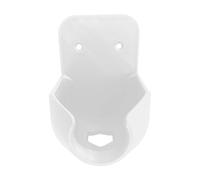 Support de buse de tuyau, support mural pour pulvérisateur, design peu encombrant, construction ABS robuste, idéal pour l'arrosage de la pelouse, 12 x 8,5 cm, noir et blanc, 1 pièce