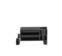 Support de butée d'extrémité E/UK E/UK2 EW35 WKF35 DIN 35mm, bornier Rail fixe en plastique/métal zingué universel 10 pièces(Yellow)