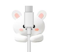 Support de câble adhésif, pince de cordon en silicone, clip d'extension USB avec fonction Capybara, support de fil flexible, organisateur d'animaux avec construction durable, gestion des appareils