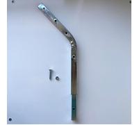 Support de câble anti-fugue 25 x 25 mm pour chenil en kit Gris