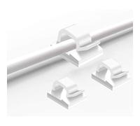 Support de câble autocollant, paquet de 50 Blanc