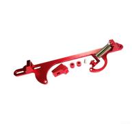 Support de câble d'accélérateur de carburateur pour série 4150 4160 - Support de liaison en aluminium billette avec ressort de rappel - Convient pour Holley pour baie de moteur SBC (rouge)