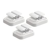 Support de Câble de Charge | 3 Pièces Multifonctionnelles Gestion Adhésive Sans Perçage - Support pour Câbles de Chargement Mur et Bureau,pour Maison Dortoir École Appartement Salle d'Étude Chambre Sa