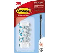 sUPPORT DE CÂBLE DE3M 4PCS PLASTIQUE TRANSPARENT 17017...