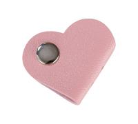 Support de câble en forme de cœur - Organisateur de câbles multicolores - Clip de câble sans batterie - Support de câble unisexe (rose, 4 x 4)
