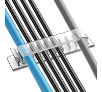 Support de câble métallique, clips de maintien de câbles, bonne adhérence, organisateur de câbles, clips de gestion de câbles sûrs et fiables pour sous le bureau, le bureau à domicile, pas de désordre