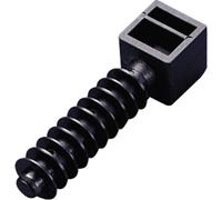Support de câble Plage de Ø du faisceau: 9 mm (max) TRU COMPONENTS TC-CHR9203 1593023 noir