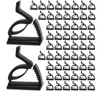 Support de câble, serre-câbles 60 pièces support en nylon réglable cordon auto-adhésif organisateur de cordon polyvalent pour guirlandes lumineuses, câbles électriques