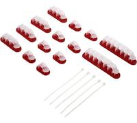 Support de câble TRU COMPONENTS WCM-SET-TT 1386629-1 transparent 19 pc(s)