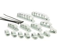 Support de câble TRU COMPONENTS WCM-SET-TT 1386629 transparent 19 pc(s)