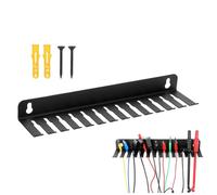 Support de Câbles Fixé au Mur - Organisateur de Câbles en Acier à Multiple Emplacements pour Mur,Rangement Espace Bureau Salle Serveur Atelier Domicile Poste de Travail