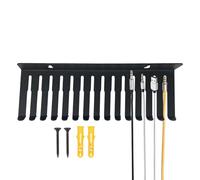 Support de Câbles Fixé au Mur | Organisateur de Câbles en Acier à Multiple Emplacements pour Mur,Système de Gestion de Facile à Installer pour Salles de Serveurs Ateliers Maisons Studios Postes