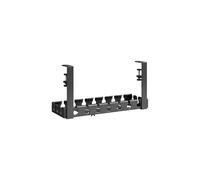 Support de câbles robuste pour montage sur table avec longueur extensible et outils d'installation Pas de perçage Gestion des câbles Gain de place Organisateur de câbles