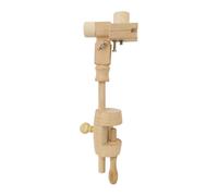 Support de cadre à broder en bois - Support de cadre à broder rotatif à 60 degrés | Cadre de point de en bois pour travaux manuels, support de cadre de broderie sur pied pour