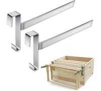 Support de cadre de ruche en acier inoxydable - 5 supports de cadre d'apiculture - Support de cadre de ruche pour apiculteur (2)